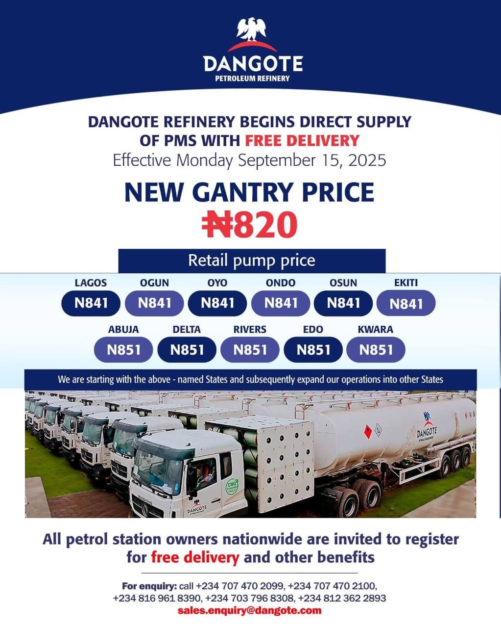 Buy Petroleum Products From Dangote Refinery