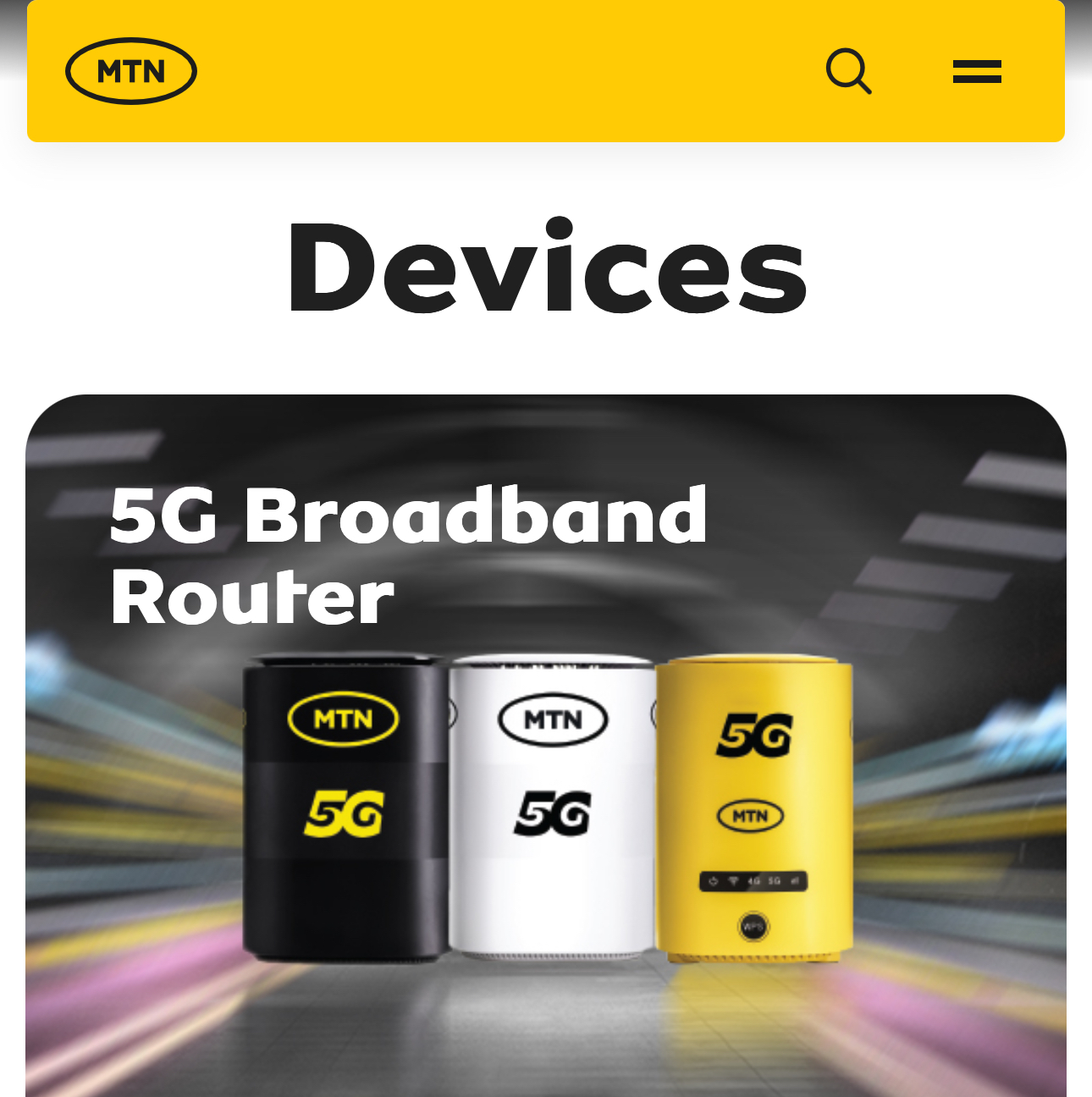 Buy MTN Router To Enjoy High Speed Internet Service